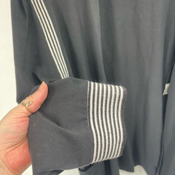 PG Collections by Ginger Bort vintage Cardigan Sweater Stretch Button Up Black 1 - Picture 11 of 12